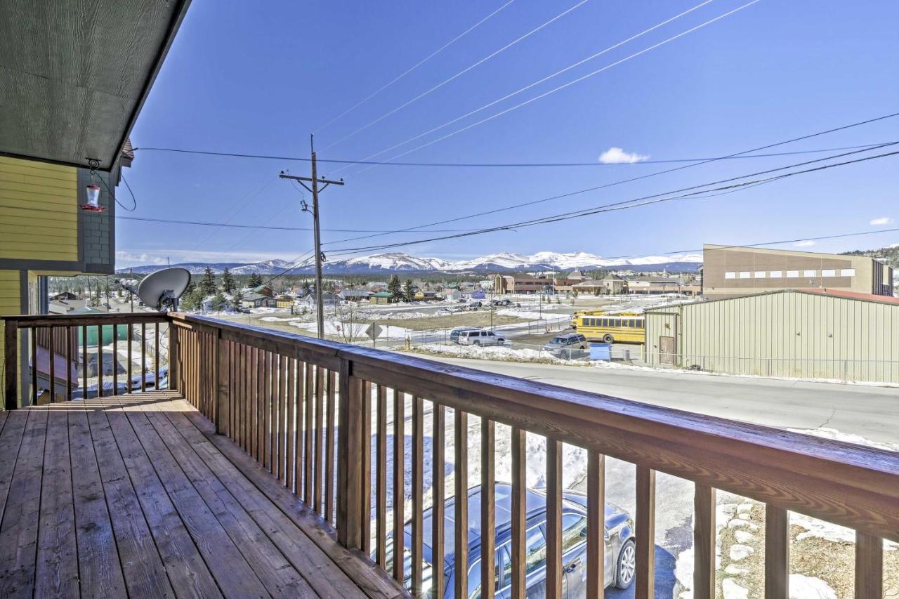 Rustic Fairplay Townhome With Deck And Mountain Views! Exterior photo